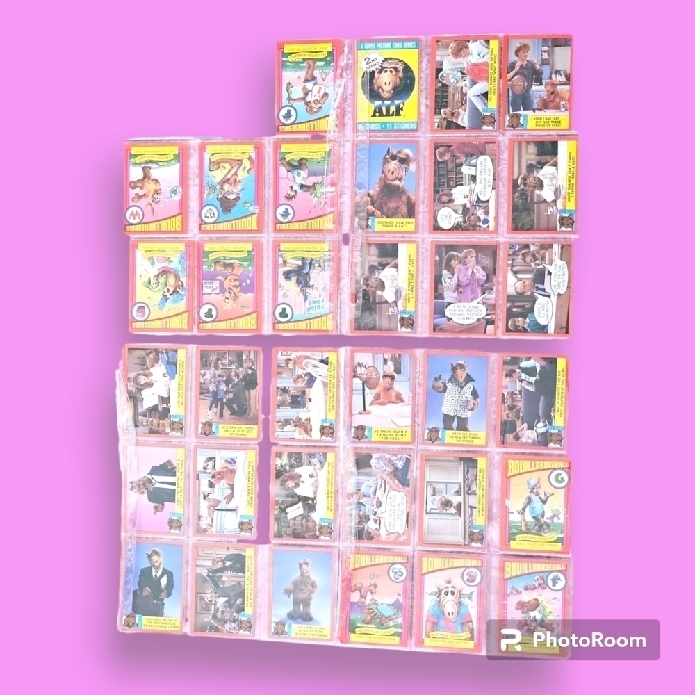 Vintage 80s ALF Trading Cards Set of 34